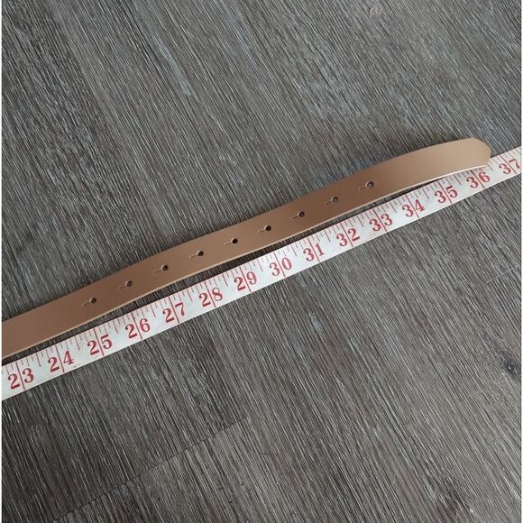 YooAi Tan Faux Leather Belt 38 - Picture 4 of 5